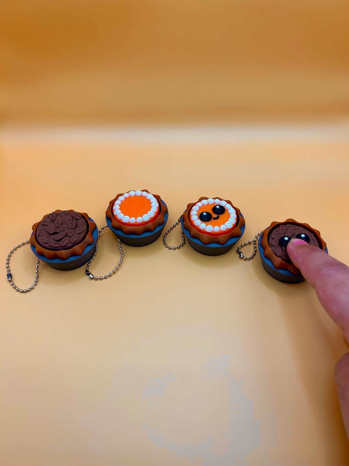 Holiday Pie Button Fidgets