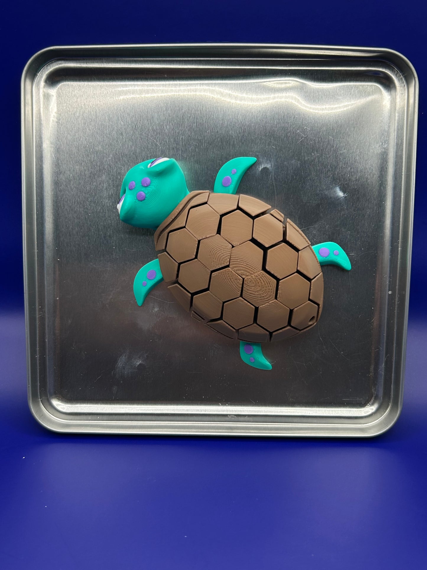 Myrtle the turtle articulated keychain or magnet