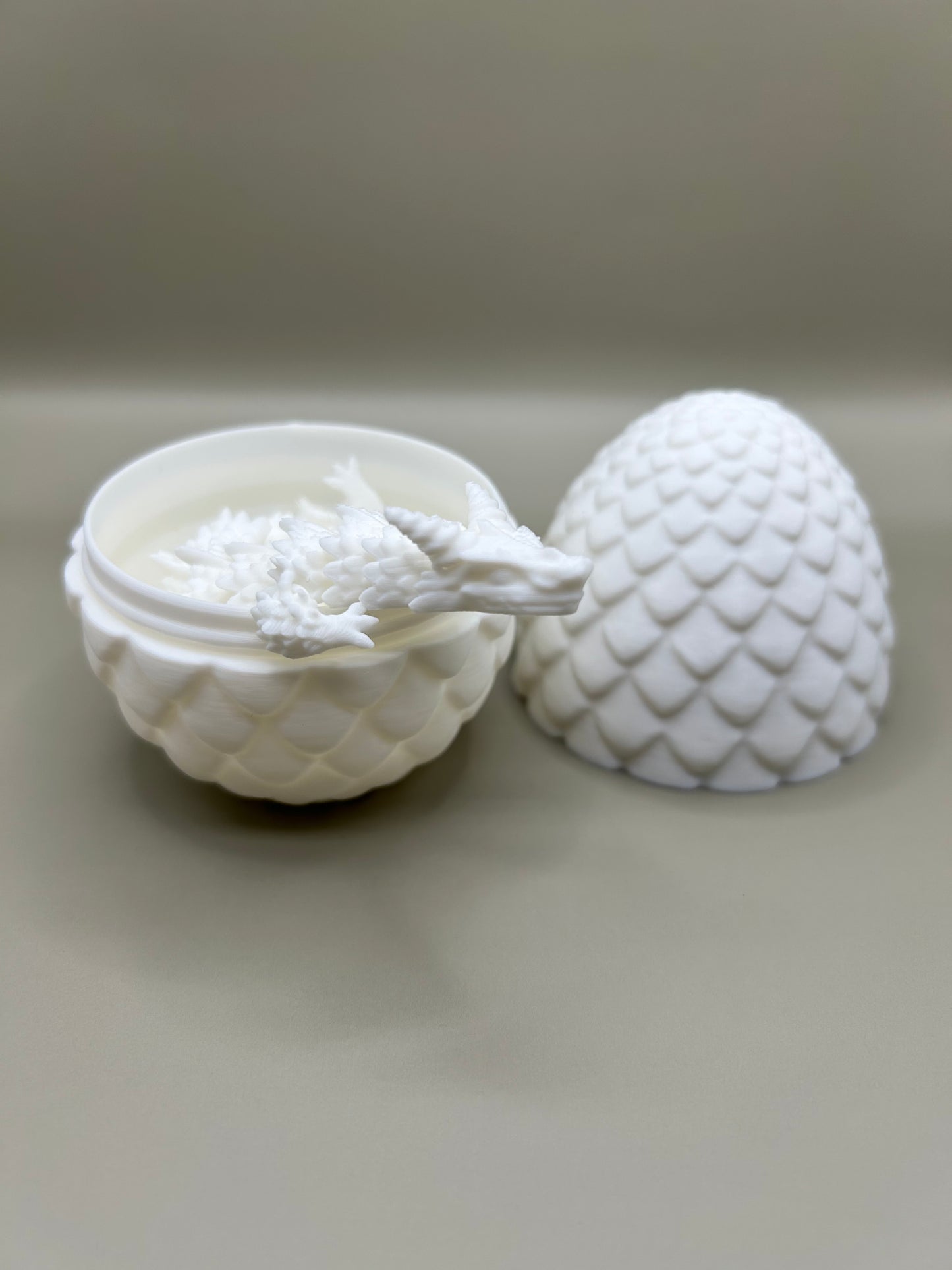 3D printed Dragon with egg