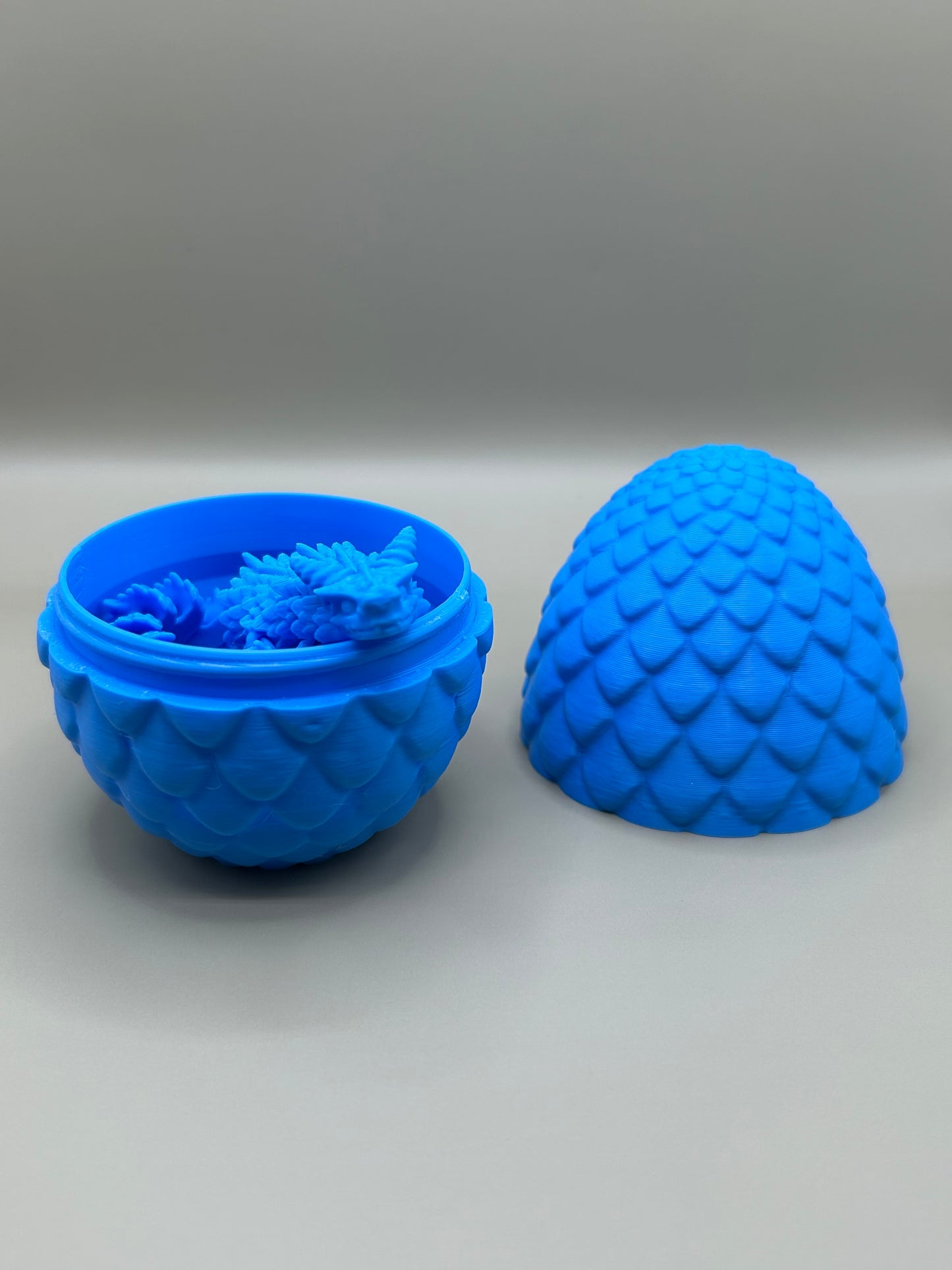 3D printed Dragon with egg