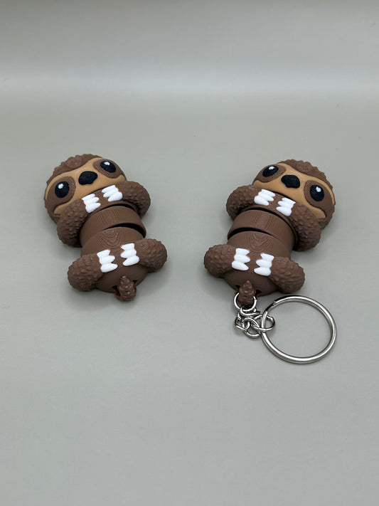 Sloth articulated keychain or magnets (Copy)