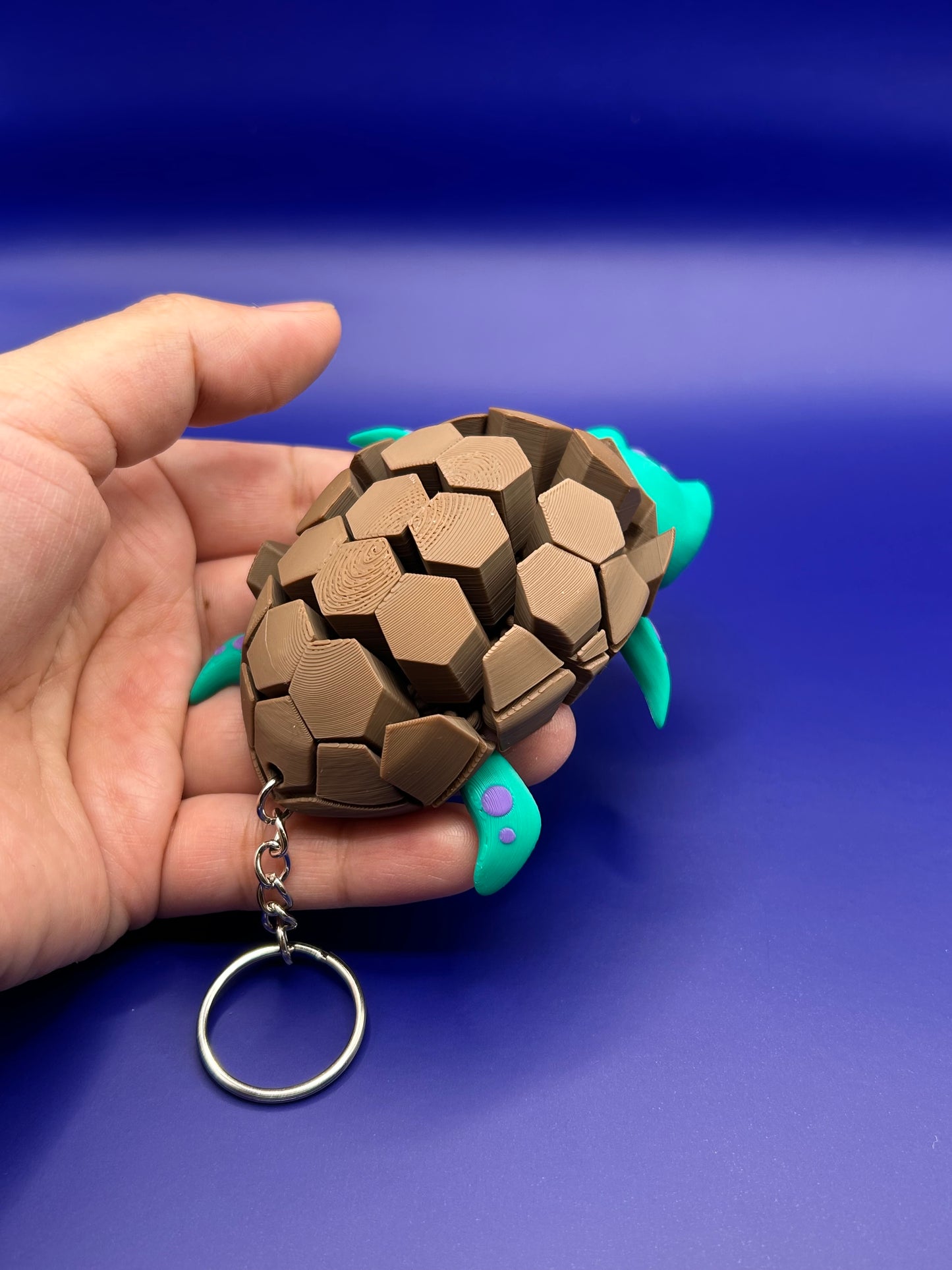 Myrtle the turtle articulated keychain or magnet