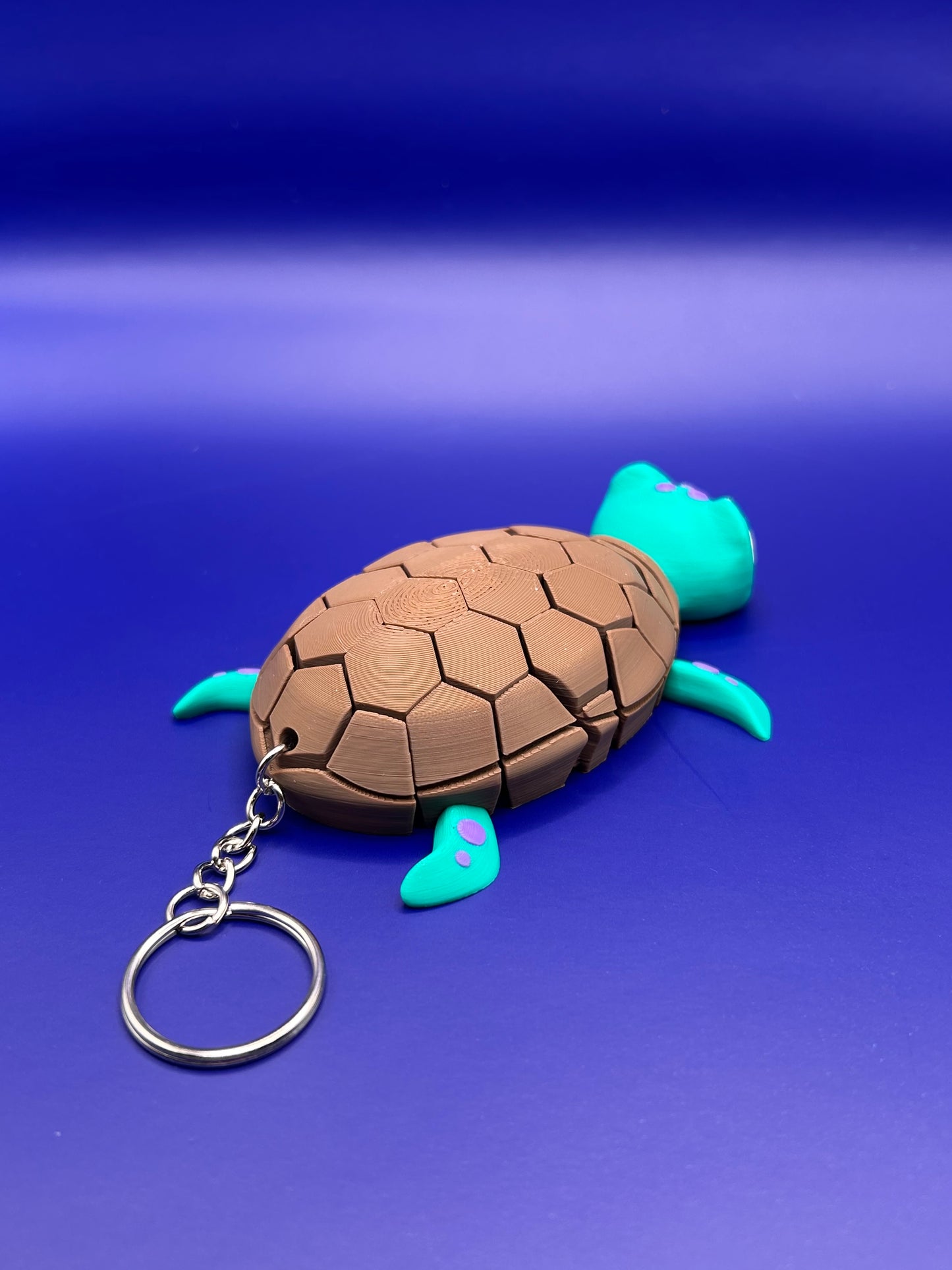 Myrtle the turtle articulated keychain or magnet