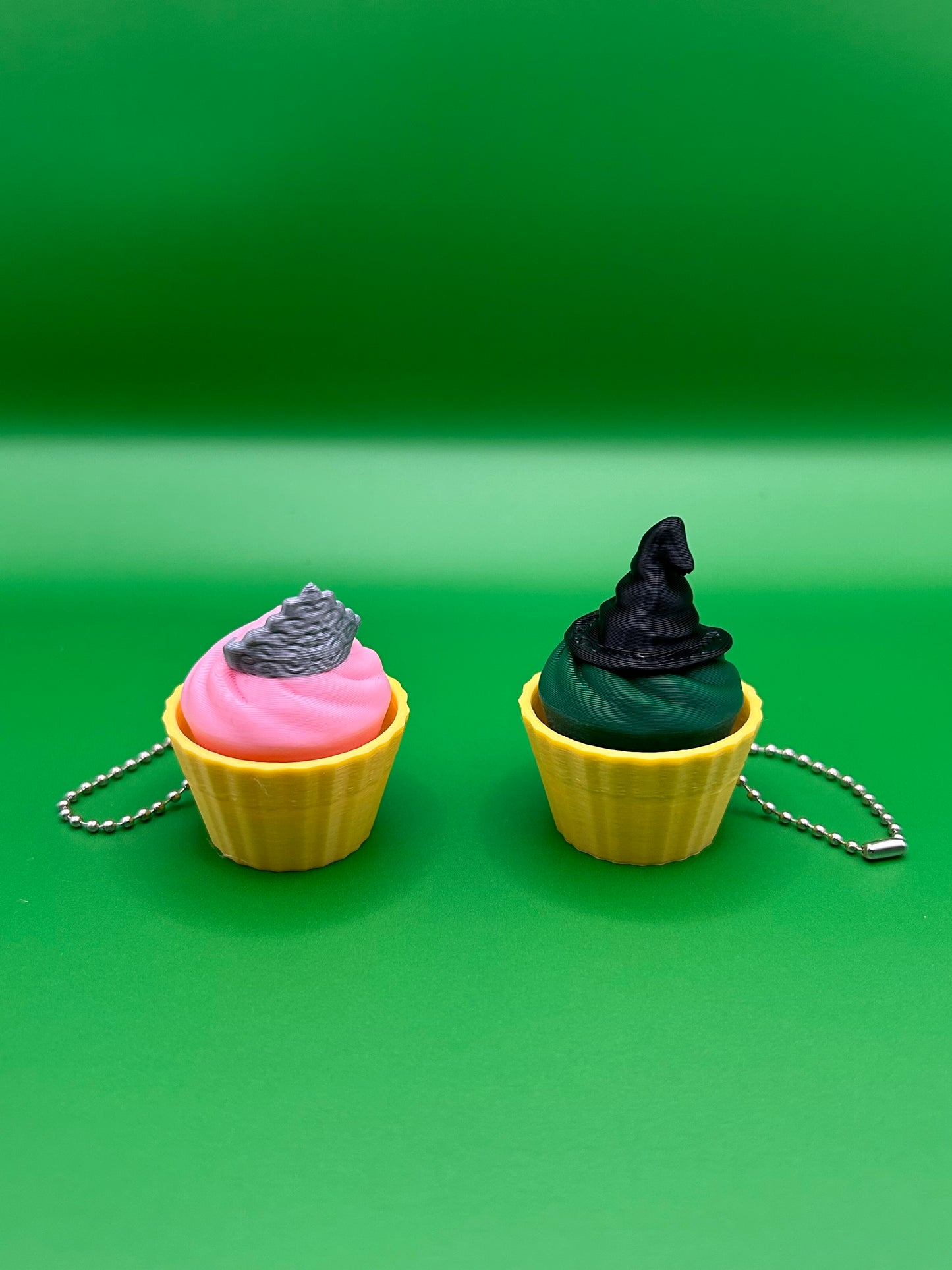 Wicked good and bad 3D printed cupcake fidget clicker combo