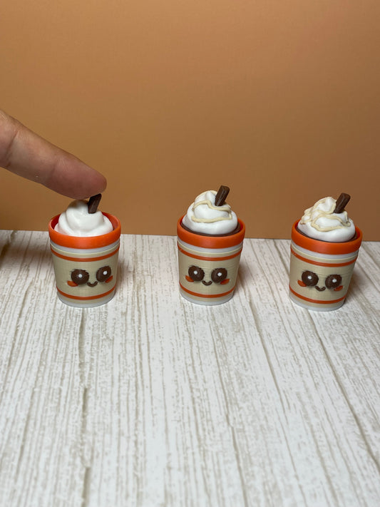 Pumpkin spice latte button fidget